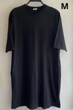 ハニーズ　ポケット付きTシャツワンピース　黒　Mのサムネイル