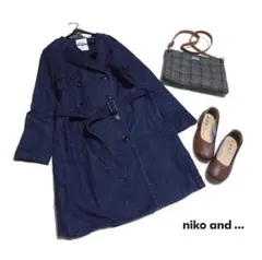 更にお値下げ◆niko and.../ニコアンド◆F(M-L位)デニムコート
