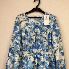 ワールド　OPAQUE.CLIP 花柄ワンピース