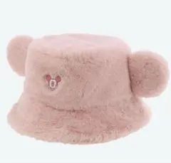 ディズニー　バケハ　ミッキー　ピンク　もこもこ