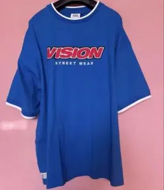 VISION STREET WEAR 青 Tシャツ LL