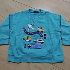 クレードスコープ 水色 トレーナー 90