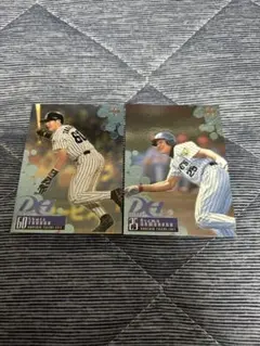 BBM 2001 ダイヤモンドヒーローズ プロ野球カード 松井秀喜 中村紀洋