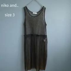 niko and.. レースワンピース 黒