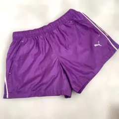 プーマ ショートパンツ スポーツ ランニング S ポケット付き パープルのサムネイル
