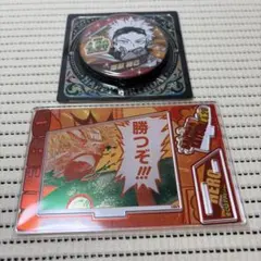 爆豪勝己　バースデイ名場面ジオラマフィギュア　缶バッジ