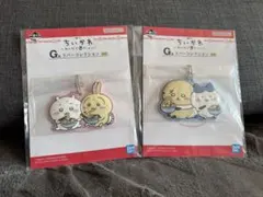 一番くじ　ちいかわ　みんなでラーメン　G賞ラバーコレクション2点セット