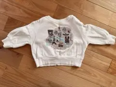 Cottoli ホワイト トレーナー 80cm