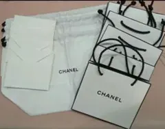【CHANEL】✦新品✨WHITE巾着＆ショッパー＆メッセージカード＆ステッカー