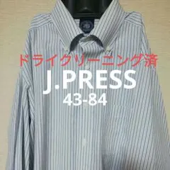 J.PRESS 長袖 ボタンダウンシャツ ストライプ 43-84のサムネイル