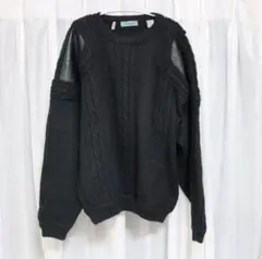 Sullen Tokyo GUESS レザーパッチセーターarchive - メルカリ