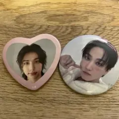 Stray Kids 展示会 ヒョンジン チャンビン　缶バッジ スキズ