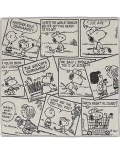 スヌーピー コミックデザイン PEANUTS SNOOPY 3重ガーゼハンカチ