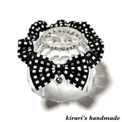 No.11 猫の首輪(ポップチェック・ブラック)サイズ調整可能