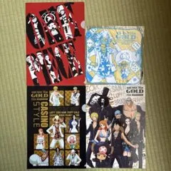 非売品 ONE PIECE クリアファイル 映画 FILM GOLD ワンピース