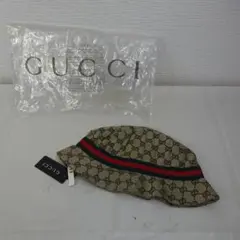GUCCI グッチ GGキャンバス　GG シェリーライン ハット Mサイズ GUCCI グッチ GGキャンバス シェリーライン ハット Mサイズ - メルカリ