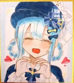 まのさば 橘シェリー 魔法少女ノ魔女裁判 ファンアート 手描きアナログ