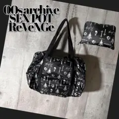 SEXPOT Revenge Gothic Boston Bag y2k 髑髏