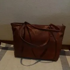 genten レザー トートバッグ ブラウンのサムネイル
