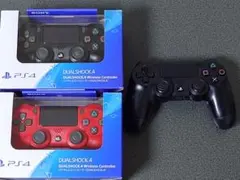 【ジャンク3台まとめ】PS4 純正コントローラー DUALSHOCK 4