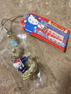 廃盤品】ご当地キティ 名古屋限定 金のシャチホコ バスガイド