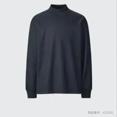 ブラッシュドジャージーモックネック