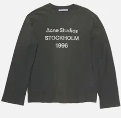 Acne Studios 1996 ロゴ 長袖カットソー ブラック XS ロンTのサムネイル