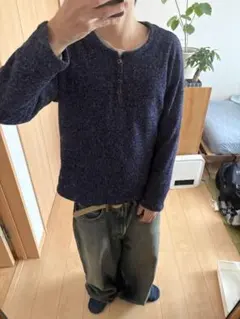 古着 短丈ニット