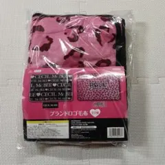 ブランドロゴ毛布　ROSE FAN FAN