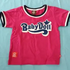 BABY DOLL Tシャツ 100 ピンク ベビードール　綿100% ベビドのサムネイル