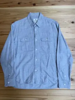 snow peak グレー 長袖シャツ　M