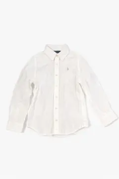 Polo Ralph Lauren ホワイト長袖シャツ 100cm