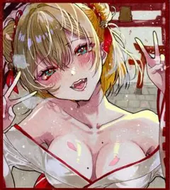 ゆ*】様 手描きイラスト オリジナルイラスト アナログイラスト 色紙 イラスト