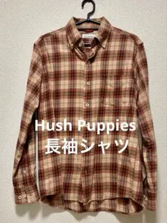 Hush Puppies 長袖シャツ チェック柄 ボタンダウン　S〜Mサイズのサムネイル