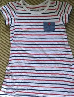 Classic ボーダー 半袖 Tシャツ ポケット付きのサムネイル