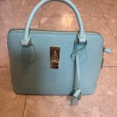 SamanthaThavasaミントグリーン クロコダイル風ハンドバッグ