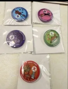 ジブリパーク 限定　缶バッジ 5個セット