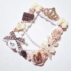 トレカケース 硬質ケース ホイップデコ 写真立て ピンクブラウン バレンタイン