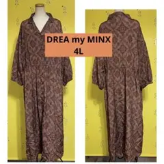 【大きいサイズ】4L DREA my MINX ペイズリー チュニック 半袖