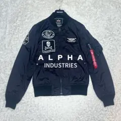 ALPHA INDUSTRIES アルファ MA1 フライトジャケット ワッペン