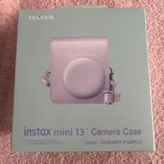 新品外箱なし発送instax mini 13専用カメラケースドリーミーパープル