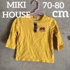 MIKIHOUSE ミキハウス 消防車 長袖Tシャツはたらくくるま　 70-80