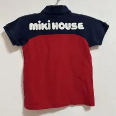 MIKIHOUSE ミキハウス ロゴ ポロ 人気
