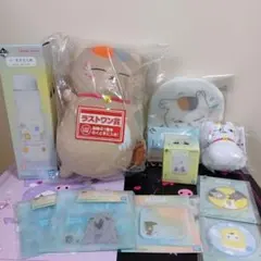 一番くじ 夏目友人帳 ラストワン賞 日焼けぬいぐるみ Ｂ賞 ガラスポット セット 夏目友人帳 一番くじ ラストワン賞 B賞 ぬいぐるみ ガラスポット