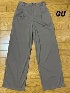 【GU】カジュアルパンツ M・ブラウンのサムネイル