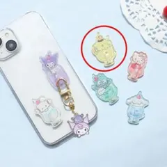 ポムポムプリン　トレーディング　キーリングステッカー　サンリオキャラクターズ