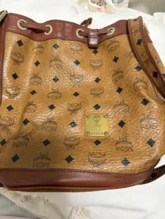 MCM ヴィセトス ショルダーバッグ 巾着バッグ レザー キャメル ブラウンのサムネイル