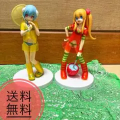 【当時物】エヴァンゲリオンEXフィギュア FruitsPunch okama2種