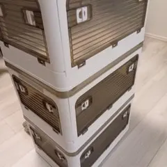 H　X XUNTAO　収納ボックスSサイズ　折りたたみ　積み重ね可　3個セット