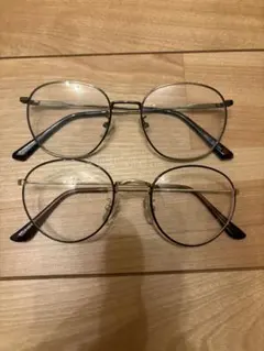 オーバル型メガネ 2本セットのサムネイル
